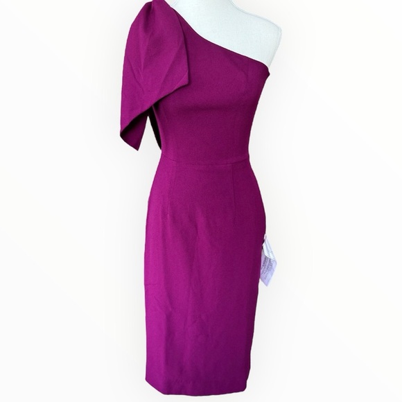 NWT Dress The Population Tiffany Dress in Dark Magenta Sz XS - Picture 2 of 14